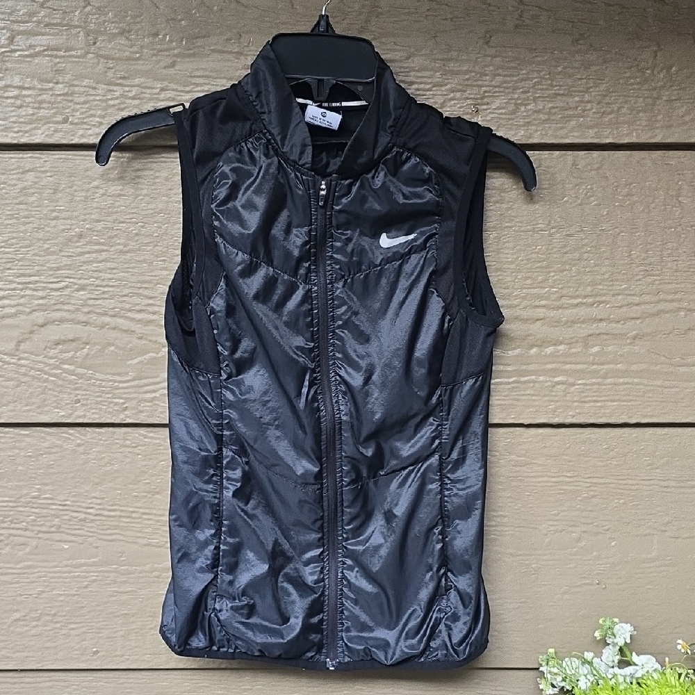 Nike Women's Black Lightweight polyfill Running Vest Xs - Picture 7 of 13